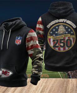 NFL Kansas City Chiefs Freedom Fleet 250th Anniversary Hoodie