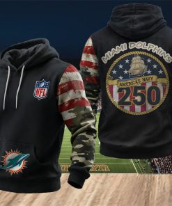 NFL Miami Dolphins Freedom Fleet 250th Anniversary Hoodie