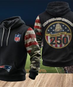NFL New England Patriots Freedom Fleet 250th Anniversary Hoodie