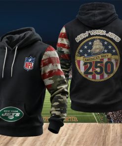 NFL New York Jets Freedom Fleet 250th Anniversary Hoodie