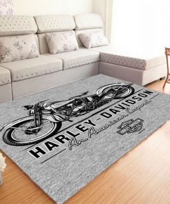 Harley Davidson Motorcycle Rug Home Floor Decor NABI263