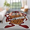 Harley Davidson Motorcycle Rug Home Floor Decor NABT300