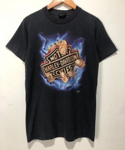Harley Davidson Motorcycle T-Shirt Design 2D Full Printed Sizes S - 5XL - NABI227