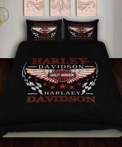Harley Davidson Bedding Set Cover Design 3D - NABI291