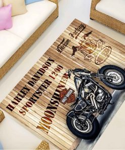 Harley Davidson Motorcycle Rug Home Floor Decor NABI272