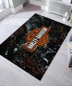 Harley Davidson Motorcycle Rug Home Floor Decor NABI277