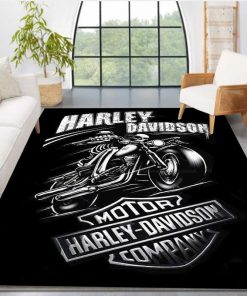 Harley Davidson Motorcycle Rug Home Floor Decor NABT306