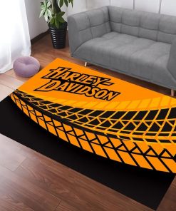 Harley Davidson Motorcycle Rug Home Floor Decor NABI266