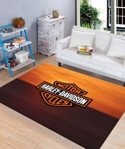 Harley Davidson Motorcycle Rug Home Floor Decor NABI274