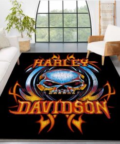 Harley Davidson Motorcycle Rug Home Floor Decor NABT292
