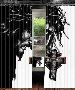 Harley Davidson Curtain Design 3D Full Printed Perfect Gift A953307