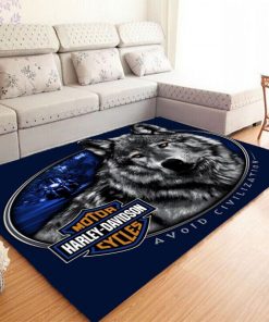 Harley Davidson Motorcycle Rug Home Floor Decor NABI264