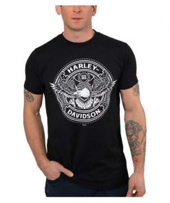 Harley Davidson Motorcycle T-Shirt Design 2D Full Printed Sizes S - 5XL - NABI244