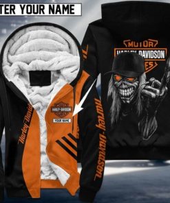 Harley Davidson Custom Name Fleece Hoodie Design 3D Full Printed Sizes S - 5XL Perfect Gift NABS30