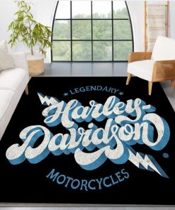 Harley Davidson Motorcycle Rug Home Floor Decor NABT224