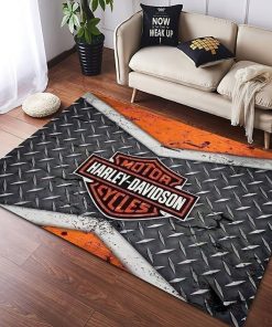 Harley Davidson Motorcycle Rug Home Floor Decor Perfect Gift NABJ273