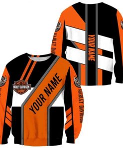 Harley Davidson Custom Name Sweatshirt Design 3D Full Printed Sizes S - 5XL Perfect Gift- NABG363F