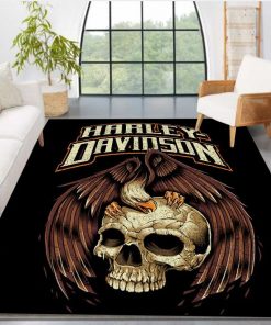Harley Davidson Motorcycle Rug Home Floor Decor NABT227
