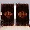 Harley Davidson Curtain Design 3D Full Printed Perfect Gift NABB183