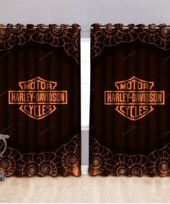 Harley Davidson Curtain Design 3D Full Printed Perfect Gift NABB183