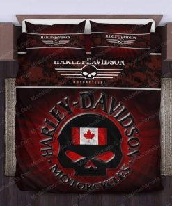 Harley Davidson Bedding Set Cover Design 3D Perfect Gift - NABL206