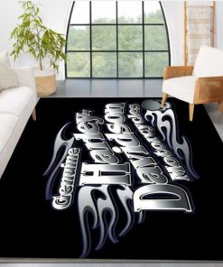 Harley Davidson Motorcycle Rug Home Floor Decor NABT246