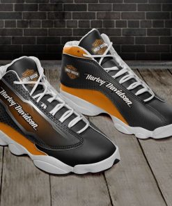 Harley Davidson Motorcycle White Air Jordan 13 Perfect Gift- NMAP323