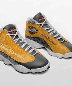 Harley Davidson Motorcycle White Air Jordan 13 Perfect Gift- NMAP341