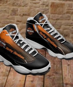 Harley Davidson Motorcycle White Air Jordan 13 Perfect Gift- NMAP354