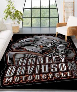 Harley Davidson Motorcycle Rug Home Floor Decor NABT261