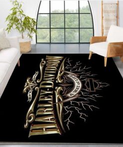 Harley Davidson Motorcycle Rug Home Floor Decor NABT222