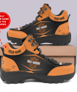 Harley Davidson Custom Name Motorcycle Hiking Shoes - NMAP386