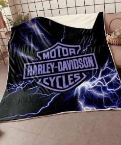 Harley Davidson Motorcycle Blanket NABS366