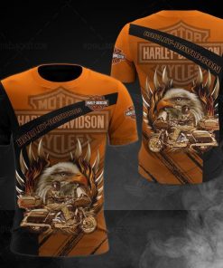 Harley Davidson T-Shirt Design 3D Full Printed Sizes S - 5XL -NABH164