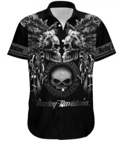 Harley Davidson Button Shirt Design 3D Full Printed Sizes S - 5XL NABF59S