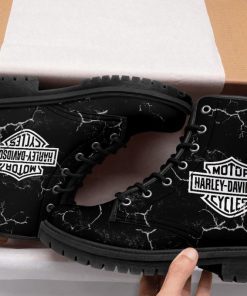 Harley Davidson LEATHER BOOTS Perfect Gift - NMAR72