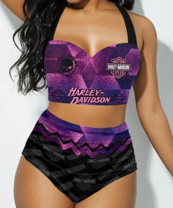 Harley Davidson Motorcycle Sexy Bikini Swimsuit NABS379
