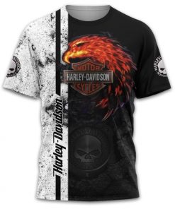 Harley Davidson T-Shirt Design 3D Full Printed Sizes S - 5XL -NABH16D