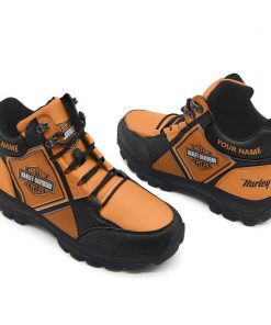 Harley Davidson Custom Name Motorcycle Hiking Shoes - NMTM308