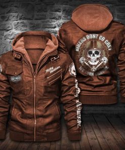 Harley Davidson Skull Zipper PU Leather jacket Design 3D Full Printed Size S-3XL Perfect Gift NAL558
