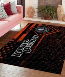 Harley Davidson Motorcycle Rug Home Floor Decor NABH41D