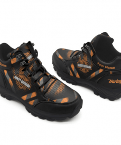 Harley Davidson Custom Name Motorcycle Hiking Shoes - NMAP389