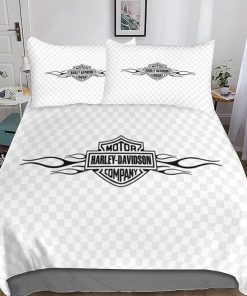 Harley Davidson Bedding Set Cover Design 3D - NABL254