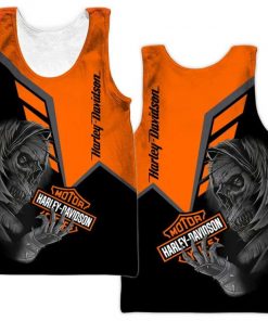 Harley Davidson Tank Top Design 3D Full Printed Sizes S - 5XL - NABF91S