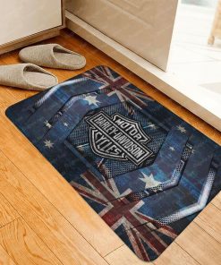 Harley Davidson Motorcycle Australia Flag Doormat NABH141S