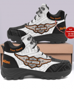 Harley Davidson Custom Name Motorcycle Hiking Shoes - NMAP387