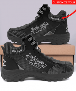 Harley Davidson Custom Name Motorcycle Hiking Shoes - NMTM305
