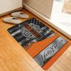 Harley Davidson Motorcycle USA Flag Doormat NABH145S