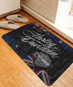 Harley Davidson Motorcycle Australia Flag Doormat NABH137S