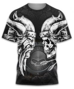 Harley Davidson T-Shirt Design 3D Full Printed Sizes S - 5XL -NABH158